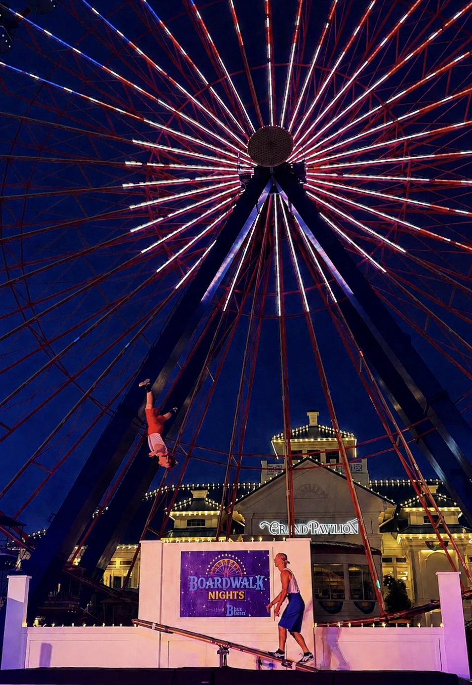Avery performing at Boardwalk Nights